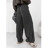 image:imageSidefeel Womens High Waisted Wide Leg Jeans 2024 Summer Drawstring Denim Pants Black Size 4