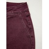 image:imageSidefeel Womens Jean Shorts High Waisted Stretchy Button Fly Folded Hem Trendy Casual Summer Bermuda ShortsBurgundy