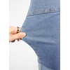 image:imageSidefeel Womens Jean Shorts High Waisted Stretchy Button Fly Folded Hem Trendy Casual Summer Bermuda ShortsIceland Blue