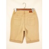 image:imageSidefeel Womens Jean Shorts High Waisted Stretchy Button Fly Folded Hem Trendy Casual Summer Bermuda ShortsKhaki