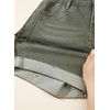 image:imageSidefeel Womens Jean Shorts High Waisted Stretchy Folded Hem Casual Trendy Patchwork Loose Fit Summer Denim ShortsGreen