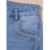 image:imageSidefeel Womens Jean Shorts High Waisted Stretchy Folded Hem Casual Trendy Patchwork Loose Fit Summer Denim ShortsIceland Blue