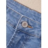 image:imageSidefeel Womens Jean Shorts High Waisted Stretchy Folded Hem Casual Trendy Patchwork Loose Fit Summer Denim ShortsIceland Blue