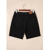 image:imageSidefeel Womens Jean Shorts High Waisted Stretchy Raw Hem Denim Summer ShortsBlack