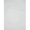 image:imageSidefeel Womens Jean Shorts High Waisted Stretchy Raw Hem Denim Summer ShortsWhite