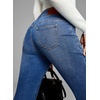 image:imageSidefeel Womens Skinny Jeans Straight Leg High Waisted Stretchy Ankle Denim Pants with Patch PocketsLight Blue