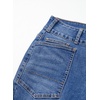 image:imageSidefeel Womens Skinny Jeans Straight Leg High Waisted Stretchy Ankle Denim Pants with Patch PocketsLight Blue