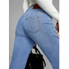 image:imageSidefeel Womens Skinny Jeans Straight Leg High Waisted Stretchy Ankle Denim Pants with Patch PocketsSky Blue