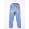 image:imageSidefeel Womens Skinny Jeans Straight Leg High Waisted Stretchy Ankle Denim Pants with Patch PocketsSky Blue