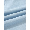 image:imageSidefeel Womens Wide Leg Baggy Jeans High Waisted Elastic Waist Loose Fit Drawstring Long Denim PantsBeau Blue