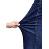 image:imageSidefeel Womens Wide Leg Baggy Jeans High Waisted Tummy Control Stretchy Loose Fit Ankle Denim JeansBluing