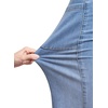 image:imageSidefeel Womens Wide Leg Baggy Jeans High Waisted Tummy Control Stretchy Loose Fit Ankle Denim JeansIceland Blue