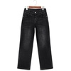 image:imageSidefeel Womens Wide Leg Jeans High Waisted Straight Leg Stretchy Denim Pants with PocketsBlack