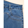 image:imageSidefeel Womens Wide Leg Jeans High Waisted Stretchy Straight Leg Tummy Control Trendy Baggy Seamed Panel Denim PantsLight Blue