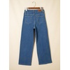 image:imageSidefeel Womens Wide Leg Jeans High Waisted Stretchy Straight Leg Tummy Control Trendy Baggy Seamed Panel Denim PantsLight Blue
