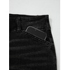 image:imageSidefeel Womens Wide Leg Jeans High Waisted Tummy Control Stretchy Straight Leg Denim Pants with PocketsBlack