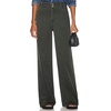 image:imageSidefeel Womens Wide Leg Jeans High Waisted Tummy Control Stretchy Straight Leg Denim Pants with PocketsGreen