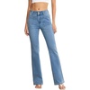 image:imageSidefeel Womens Flare Jeans High Waisted Wide Leg Stretchy Bell Bottom Front Pockets Denim PantsLight Blue