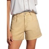 image:imageSidefeel Womens Jean Shorts High Waisted Stretchy Summer Denim Shorts with PocketsKhaki