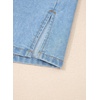 image:imageSidefeel Womens 2 Piece Sets Denim Summer Outfits Comfy Short Sleeve Button Down Shirt High Waisted Shorts Lounge SetsSky Blue
