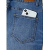 image:imageSidefeel Womens Flare Jeans High Waisted Wide Leg Stretchy Bell Bottom Front Pockets Denim PantsBlue