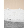 image:imageSidefeel Womens Oversized Sweaters Striped Crochet Boat Neck Hollow Out Lightweight Long Sleeve Knit Trendy Pullover TopsWhite