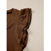 image:imageSidefeel Womens V Neck Summer Tops Ruffle Sleeveless Slim Fit T Shirts Casual Blouses 2026Coffee