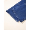 image:imageSidefeel Womens Wide Leg Jeans High Waisted Stretchy Patchwork Baggy Loose Denim Pants with PocketsDark Blue