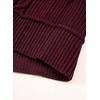 image:imageSidefeel Cardigan Sweaters for Women Long Sleeve Wrap V Neck Double Breasted Cable Knit Oversized Chunky Sweater CoatBurgundy