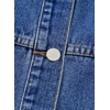 image:imageSidefeel Womens Jean Jacket Casual Long Sleeve Button Down Oversized Boyfriend Trendy Denim Jacket CoatBlue