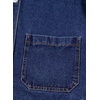 image:imageSidefeel Womens Jean Jacket Casual Long Sleeve Button Down Oversized Boyfriend Trendy Denim Jacket CoatDark Blue