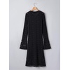 image:imageSidefeel Womens Long Cardigans Crochet Duster Button Up Bell Long Sleeve Trendy Fall Lightweight SweatersBlack
