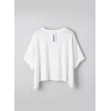 image:imageSidefeel Womens Short Sleeve Sweatshirts Summer Cropped Pullover TopsWhite