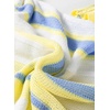 image:imageSidefeel Womens Sweaters 2026 Lightweight Casual Off Shoulder Long Sleeve Crochet Striped Knit Pullover Tops ClothingYellow