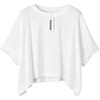 image:imageSidefeel Womens Short Sleeve Sweatshirts Summer Cropped Pullover TopsWhite