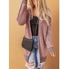 image:imageSidefeel Cardigan Sweaters for Women 2026 Fall Outfits  Soft Cozy Warm Cardigans Checkered Long Sleeve Open Front Chunky Knit Oversized Sweater Coats Casual Office WearPink