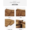 image:imageSidefeel Womens Flare Corduroy Pants Elastic Waist Trousers  Bell BottomTummy Control Flat Front Full Length PullOn Closure Retro Style Soft Comfy Fall OutfitsA Khaki
