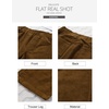 image:imageSidefeel Womens Flare Corduroy Pants Elastic Waist Trousers  Bell BottomTummy Control Flat Front Full Length PullOn Closure Retro Style Soft Comfy Fall OutfitsA 21 Brown