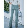 image:imageSidefeel Womens Flare Corduroy Pants Elastic Waist Trousers  Bell BottomTummy Control Flat Front Full Length PullOn Closure Retro Style Soft Comfy Fall OutfitsA Sky Blue