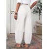 image:imageSidefeel High Waisted Barrel Jeans for Women Trendy  Fashion OutfitsWhite