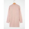 image:imageSidefeel Womens 2025 Fall Outfits Long Sleeve Open Front Cardigan Sweaters Trendy Chunky Hexagon Knit Sweaters CoatPink