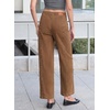 image:imageSidefeel Womens Barrel Jeans Drawstring Baggy Denim Pants Brown Size 12  Stretchy Jeans Side Seam PocketsTapered Ankle LengthHigh WaistedVertical SeamLoosefitAdjustable DrawstringCausal