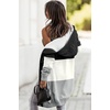 image:imageSidefeel Womens Cable Knit Fleece Lined Hood Cardigan Sweaters  Women Knit CardiganPatch PocketsButton FrontWarm Fall WinterCozy OversizedCasual WearHooded Deep 21 Black