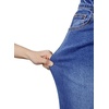 image:imageSidefeel Womens High Waist Straight Leg Jeans Ruffle Hem Denim Pants  cute frilled hem ankle jeans with pocketsfall clothestrendy 2026vacation styleDark Blue