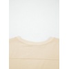 image:imageSidefeel Womens Tops Casual V Neck Cap Sleeve Summer T Shirts Trendy Patchwork Loose Fit Basic Tees BlousesApricot