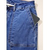 image:imageSidefeel Womens Wide Leg Jeans Baggy High Waisted Stretchy Trendy Front Seam Drawstring Denim Sweatpants with Slant PocketsBlue