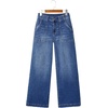 image:imageSidefeel Womens Wide Leg Jeans High Waisted Baggy Denim Pants  Soft Stretchy Jeans Full Length Large Practical Pockets Casual Relaxed Fit High Rise All Season Versatile PantsDark Blue