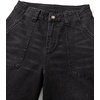 image:imageSidefeel Womens Wide Leg Jeans High Waisted Baggy Denim Pants  Soft Stretchy Jeans Full Length Large Practical Pockets Casual Relaxed Fit High Rise All Season Versatile PantsBlack