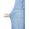 image:imageSidefeel Womens Wide Leg Jeans High Waisted Baggy Denim Pants  Soft Stretchy Jeans Full Length Large Practical Pockets Casual Relaxed Fit High Rise All Season Versatile PantsIceland Blue