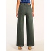 image:imageSidefeel Womens Wide Leg Jeans High Waisted Baggy Denim Pants  Soft Stretchy Jeans Full Length Large Practical Pockets Casual Relaxed Fit High Rise All Season Versatile PantsGreen